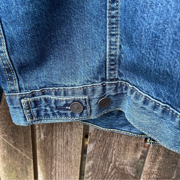Levi’s Premium Men’s Trucker Medium Wash Denim Jean Jacket Sz M - Picture 6 of 16